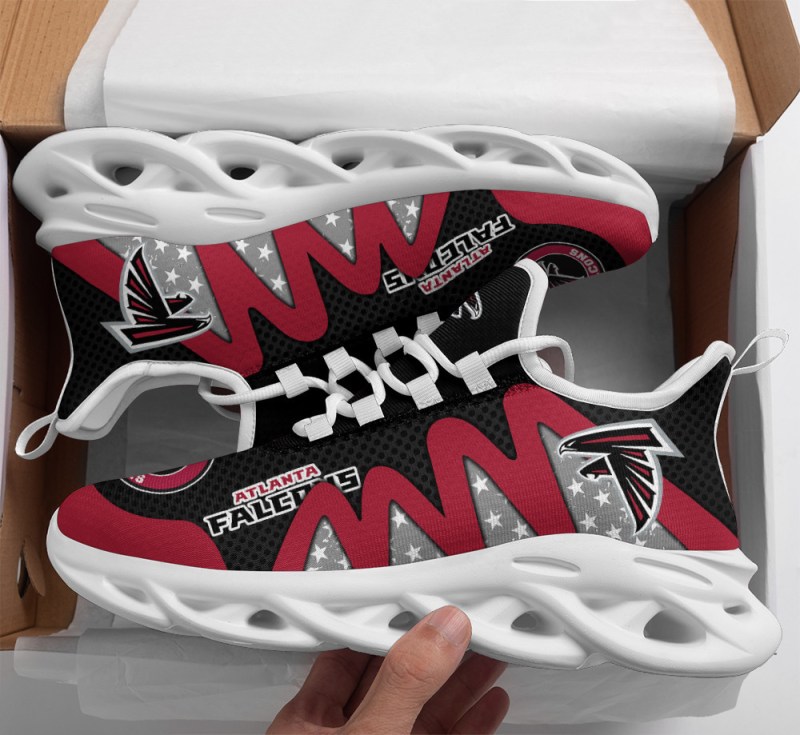 Atlanta Falcons Yezy Running Sneakers Top View