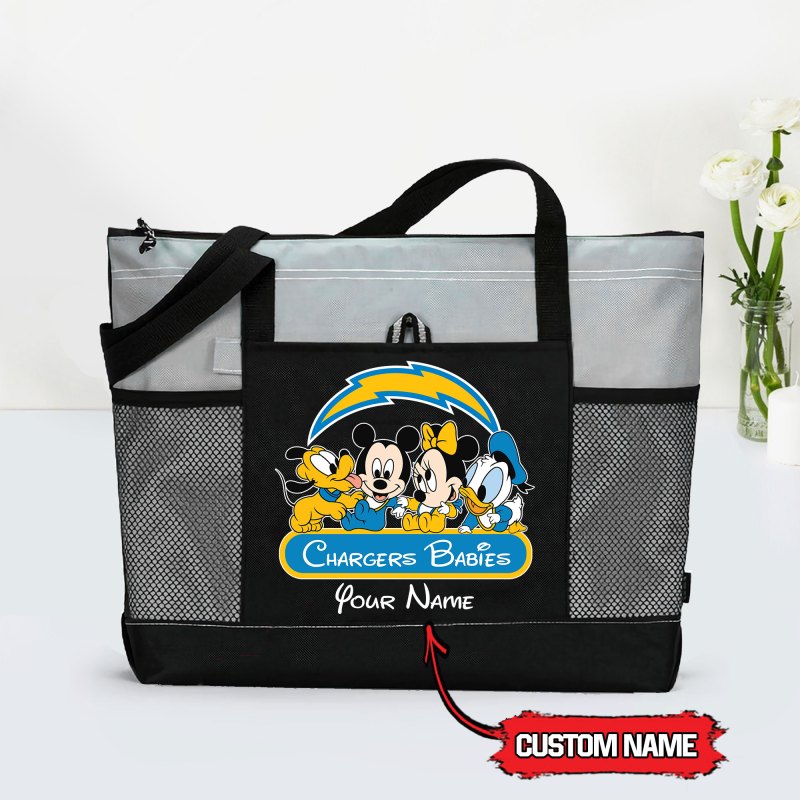 Los Angeles Chargers Tote Bag 8