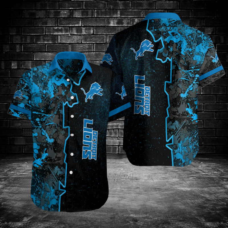 Detroit Lions Button Shirt