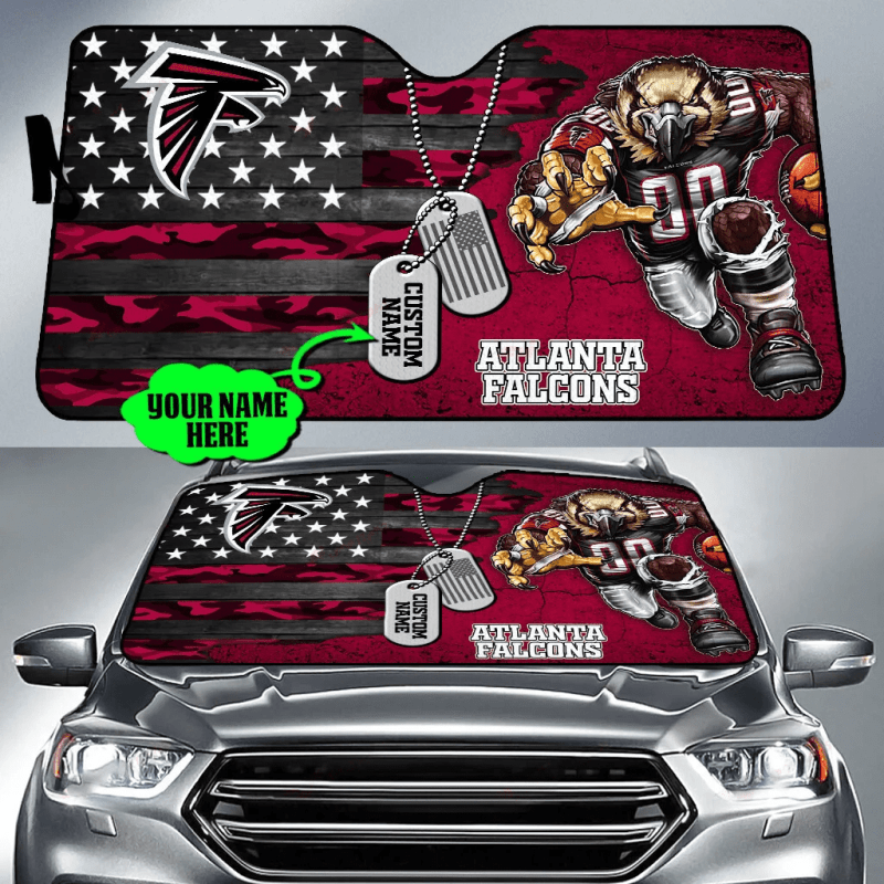 Atlanta Falcons Personalized Auto Sun Shade