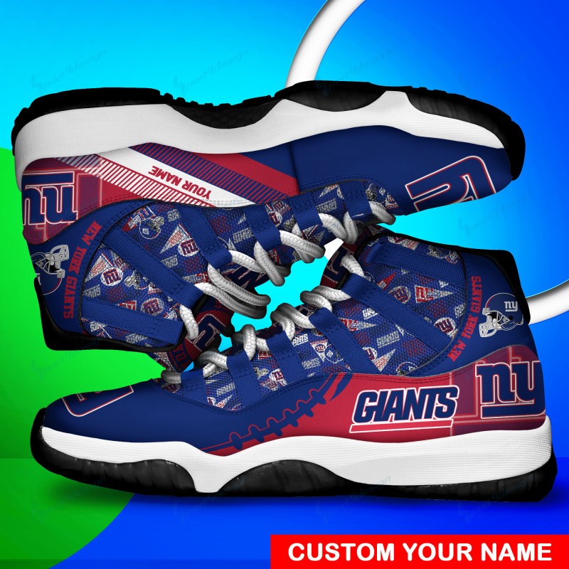 New York Giants Personalized AJD11 Sneakers