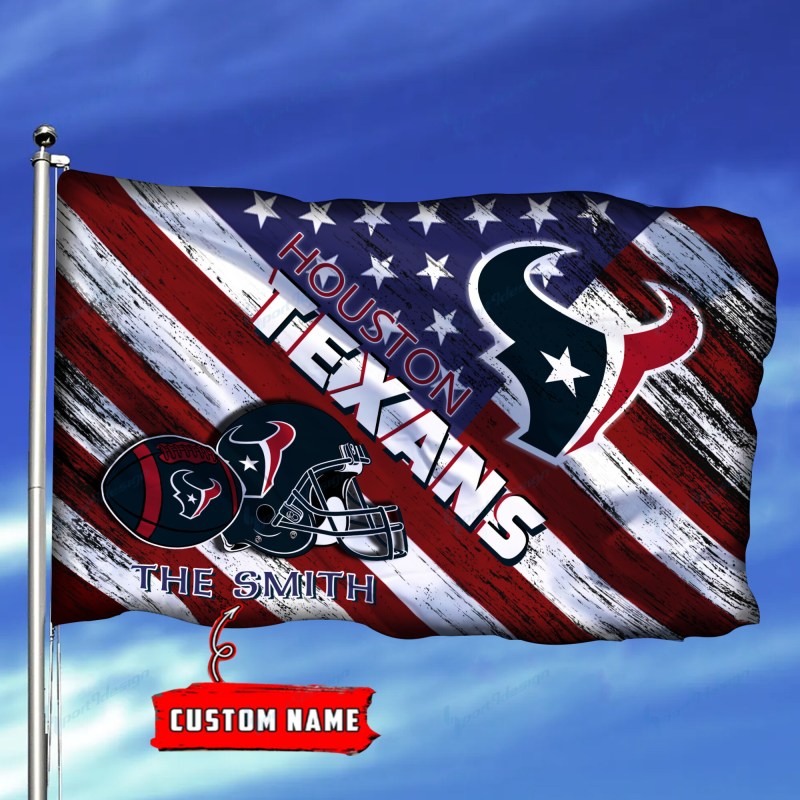 Houston Texans Personalized Flag