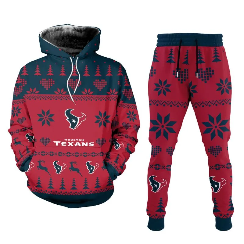 Houston Texans Ugly Christmas Hoodie
