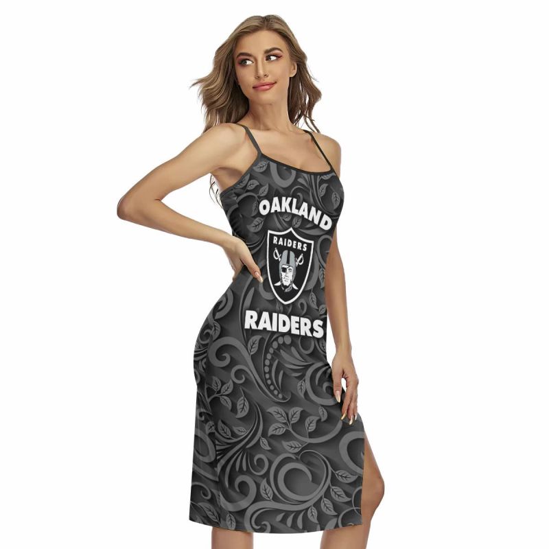 Las Vegas Raiders Women's Back Cross Cami Dress