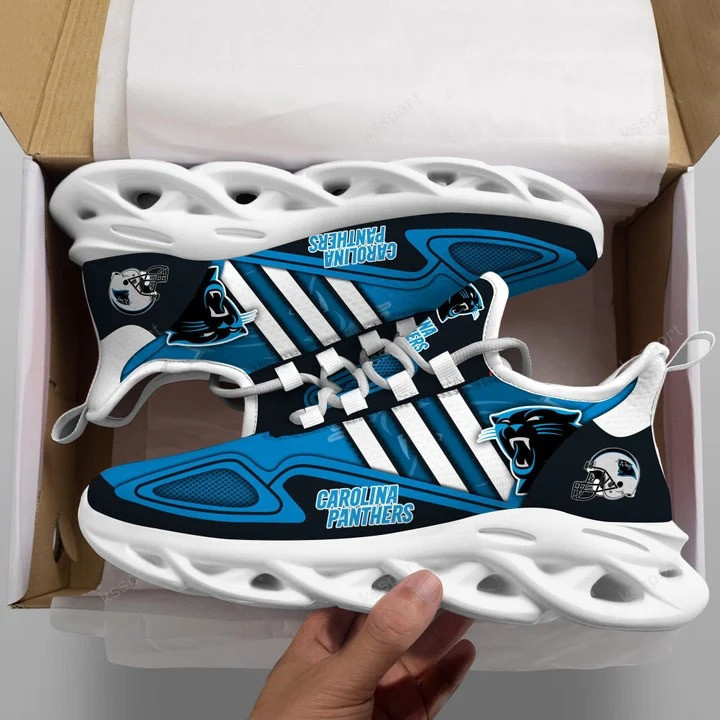 Carolina Panthers Yezy Running Sneakers