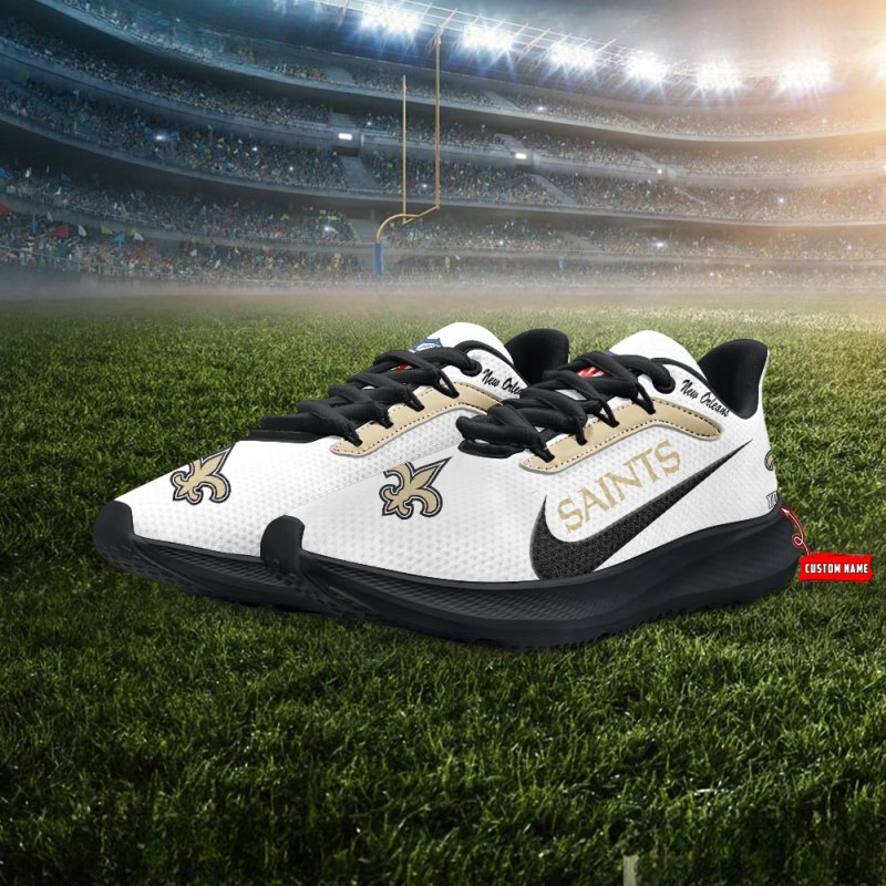 Stylish New Orleans Saints Patch Shoes