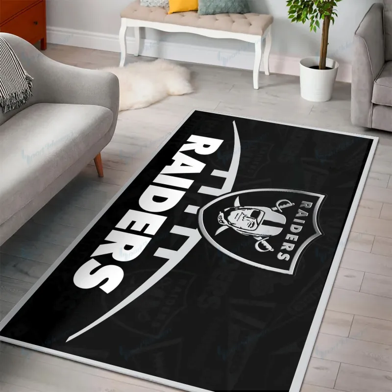 Las Vegas Raiders Premium Rectangle Rug