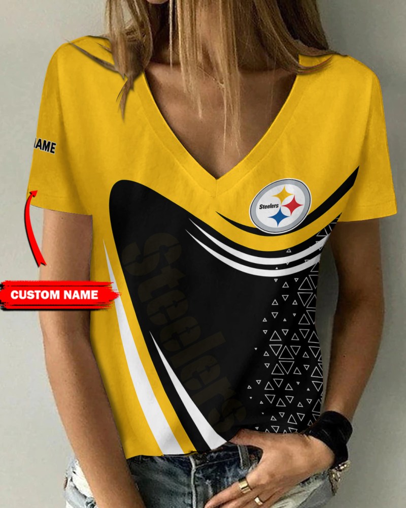 Pittsburgh Steelers V-neck T-Shirt