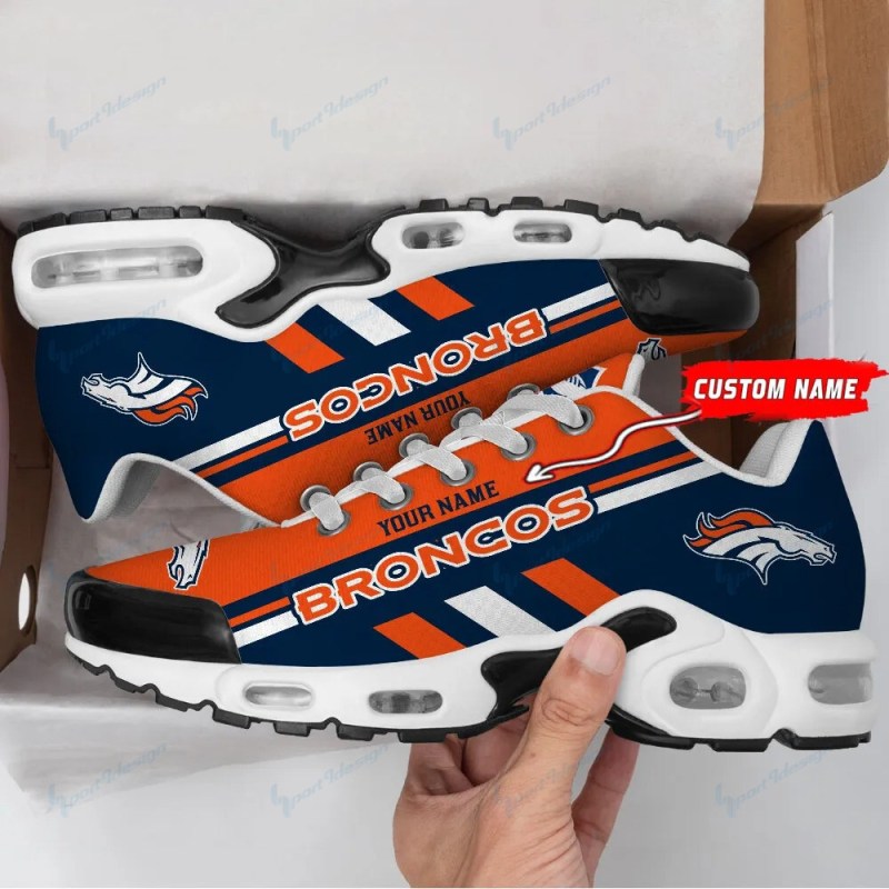 Denver Broncos Youth Sneakers Side View