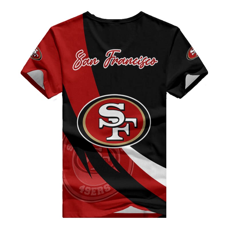 San Francisco 49ers V-neck Women T-shirt