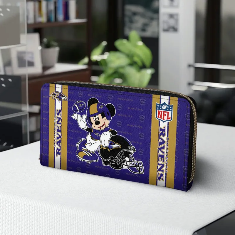 Baltimore Ravens Wallet Mockup