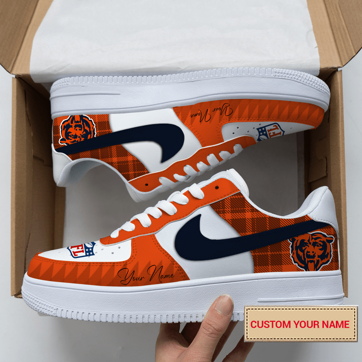 NFL Chicago Bears AF1 Sneaker Side View
