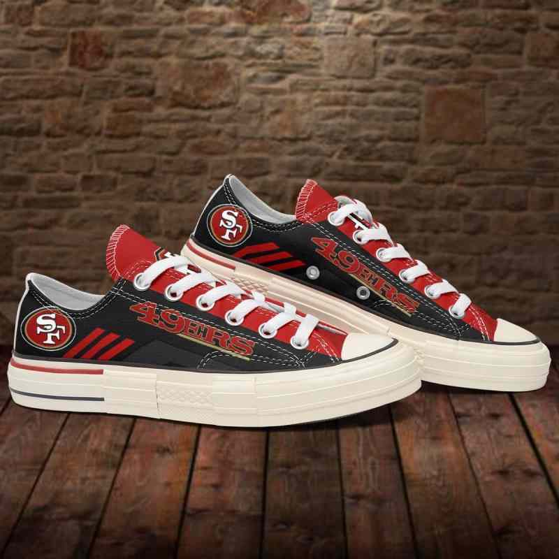 San Francisco 49ers Low Top Canvas Shoes