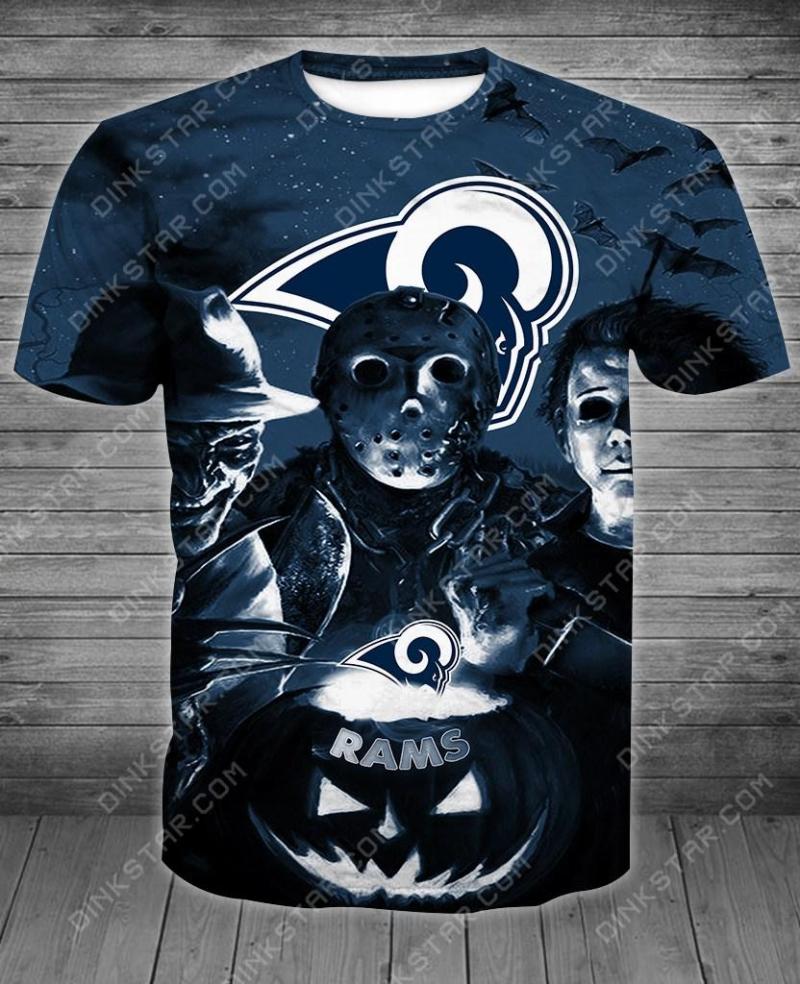 Los Angeles Rams Halloween Full 3D Design