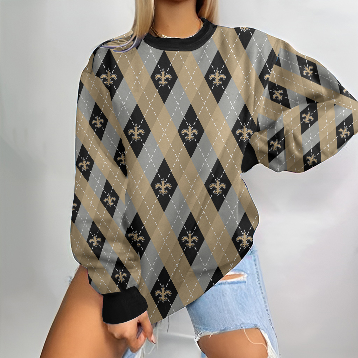 New Orleans Saints Round Neck Sweatshirt