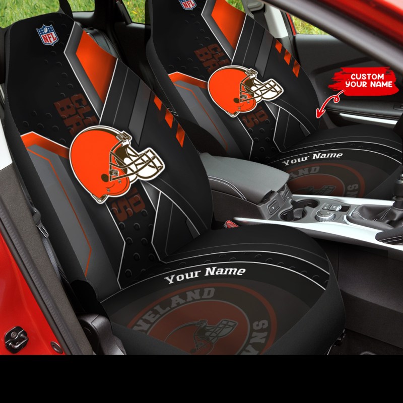 Cleveland Browns Personalized Car Seat Covers