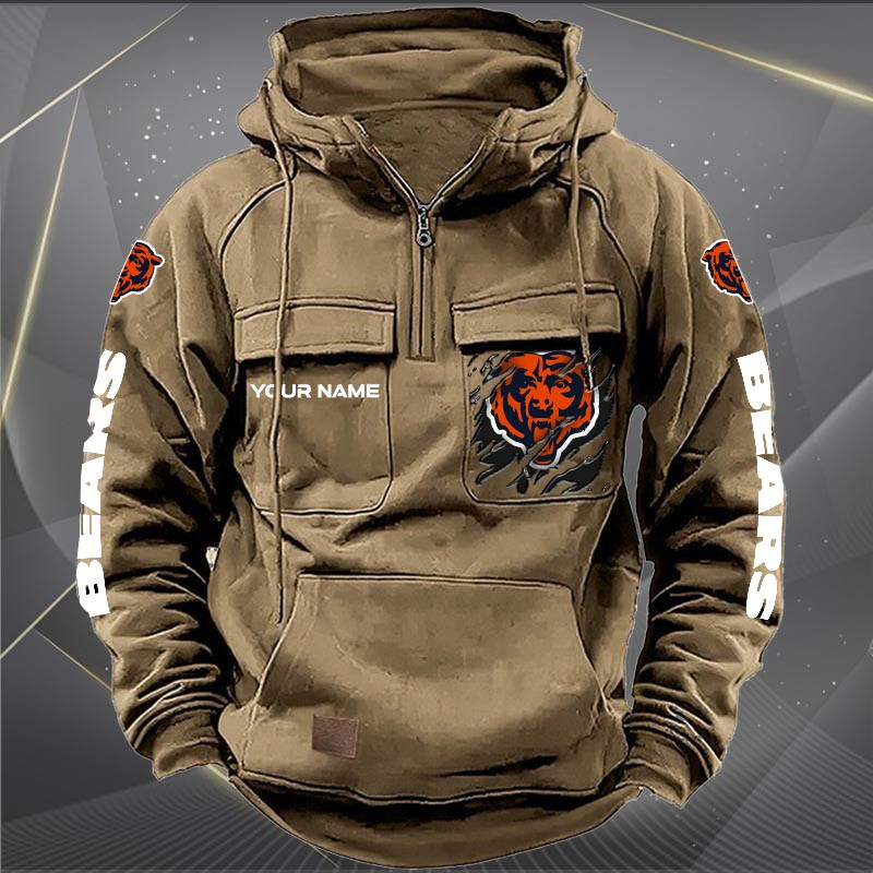 Chicago Bears Zip Hoodie 3