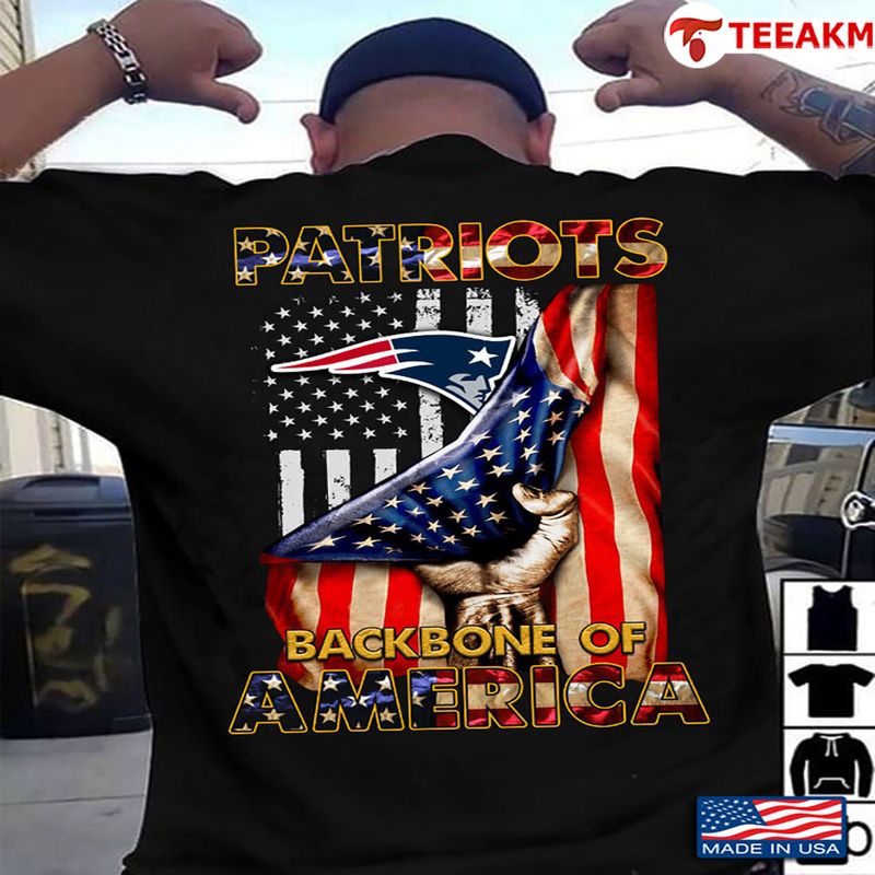 New England Patriots Backbone Of America Classic Unisex T-Shirt