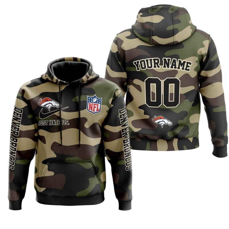 Denver Broncos Personalized Hoodie