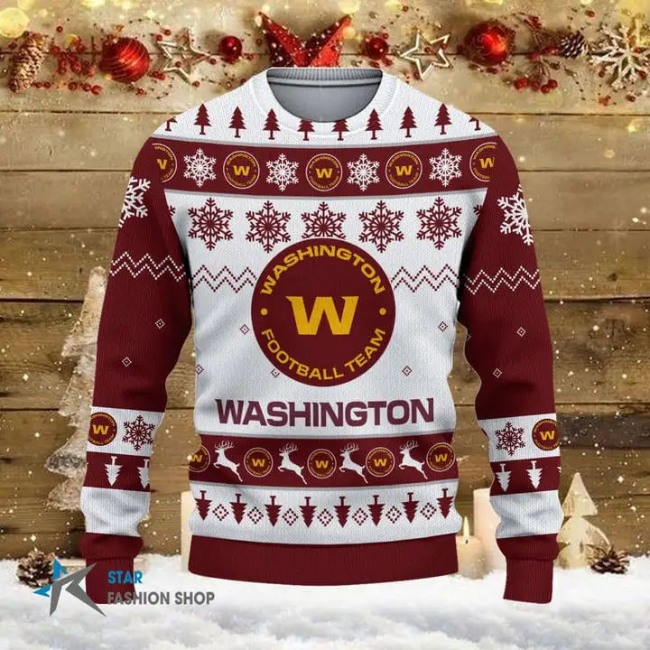 Washington Commanders Woolen Sweater 2