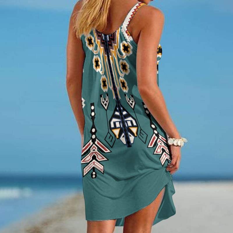 Miami Dolphins Beach Dress Back View