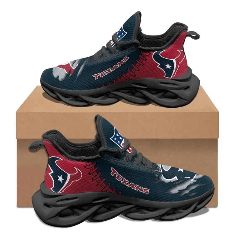 Houston Texans Sneakers 3D Max Soul Shoes