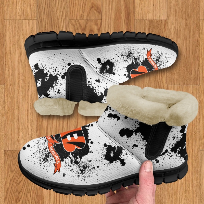 Cincinnati Bengals Comfy Winter Snow Boots Image 1