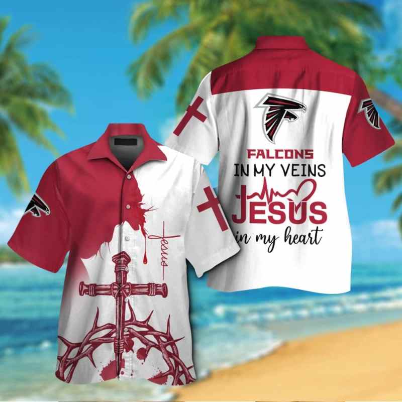 Sizing Chart for Atlanta Falcons Button Shirt