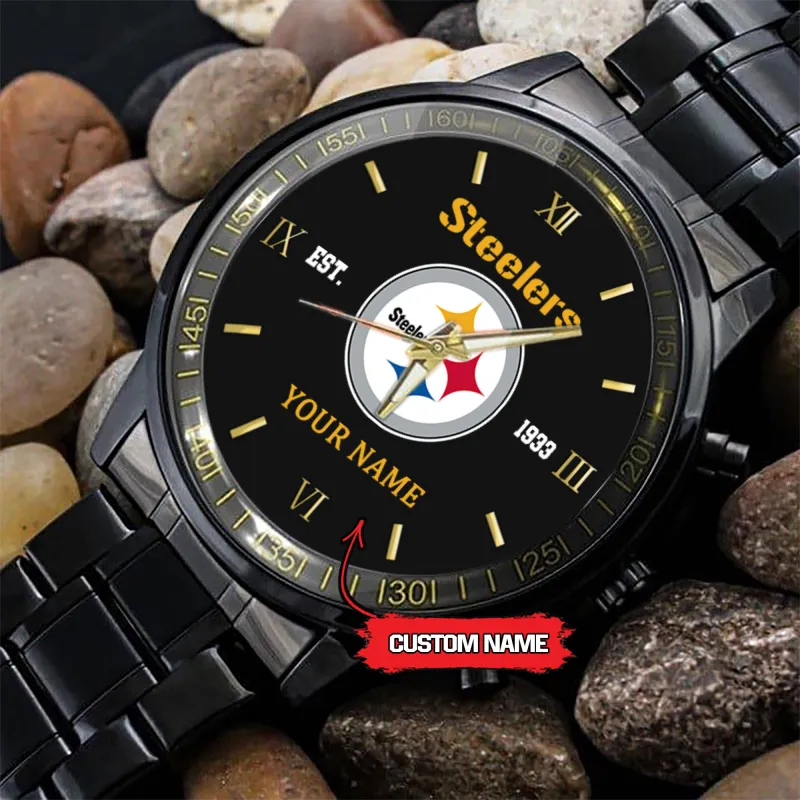 Stylish Black Watch for Steelers Fans