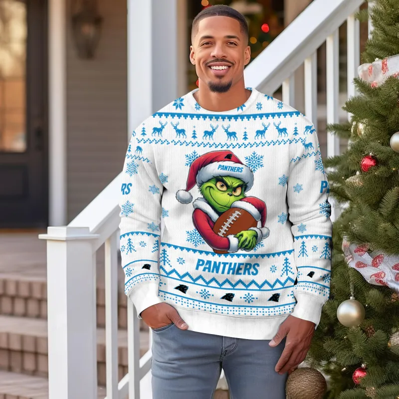 Carolina Panthers Ugly Christmas Sweater 4
