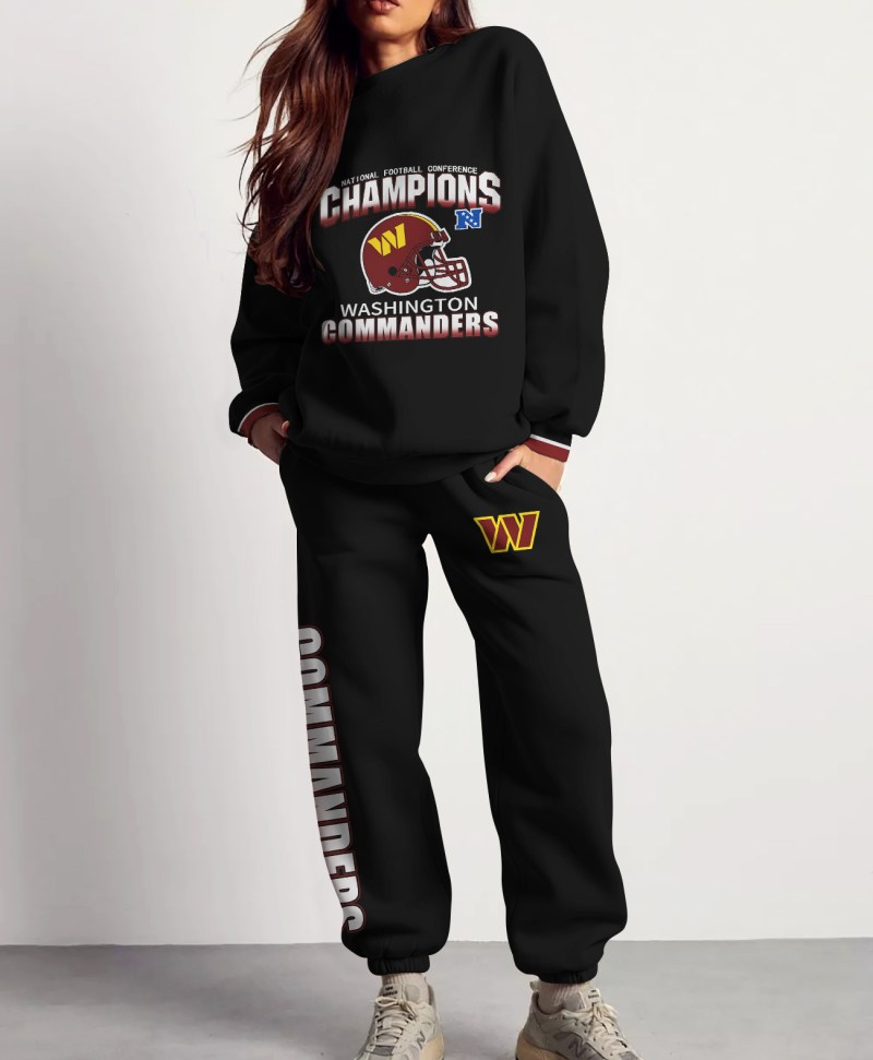 Washington Commanders Combo 3D Sweatsuit