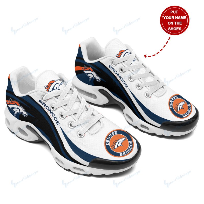 Denver Broncos Personalized Plus T-N Youth Sneakers