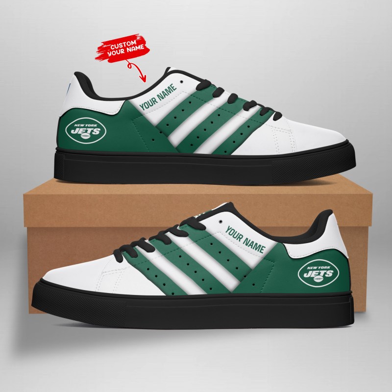 Stylish New York Jets Custom Sneakers