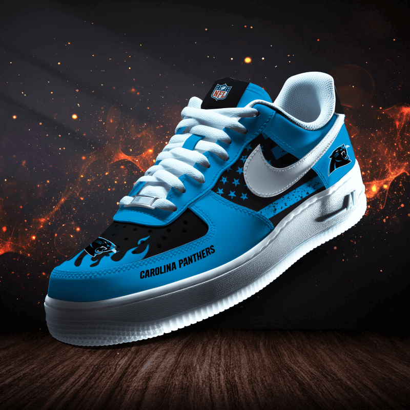 Carolina Panthers Personalized Sneakers