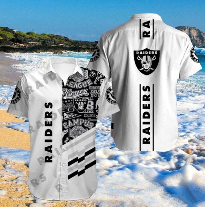 NFL Las Vegas Raiders Button Shirt BB757
