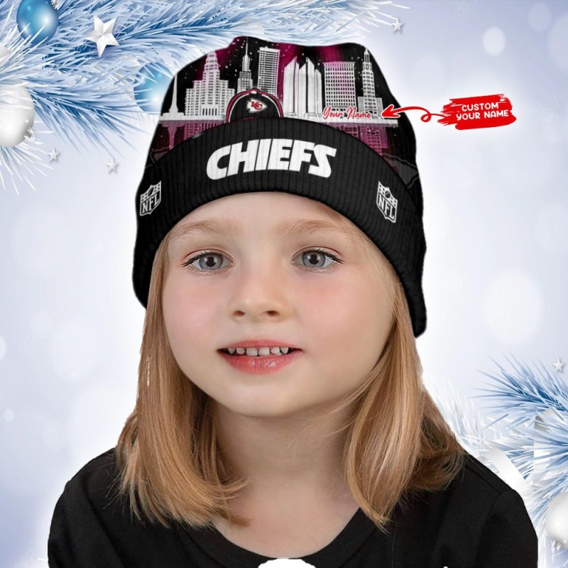 Kansas City Chiefs Personalized Wool Beanie
