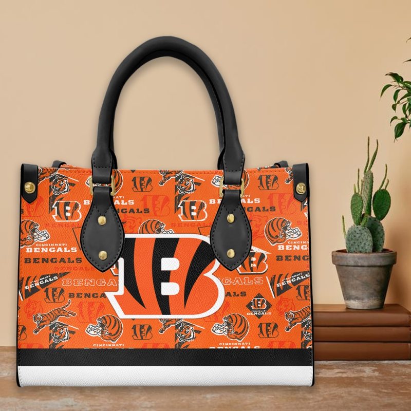 Cincinnati Bengals Leather Hand Bag