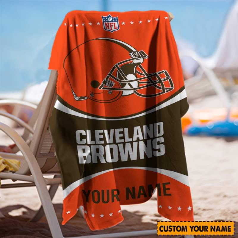 Cleveland Browns Beach Towel Image 3