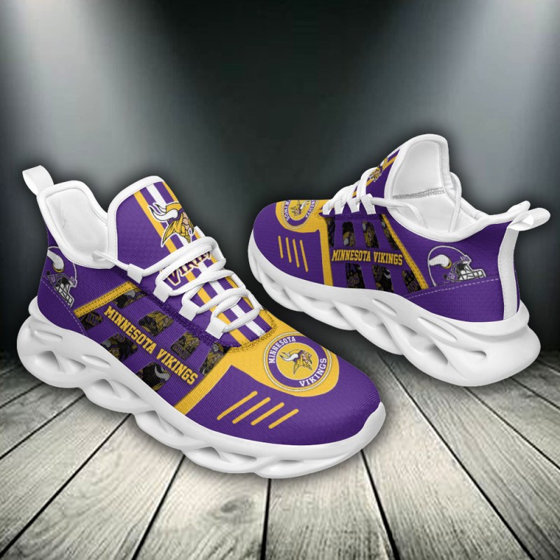 Minnesota Vikings Yezy Running Sneakers