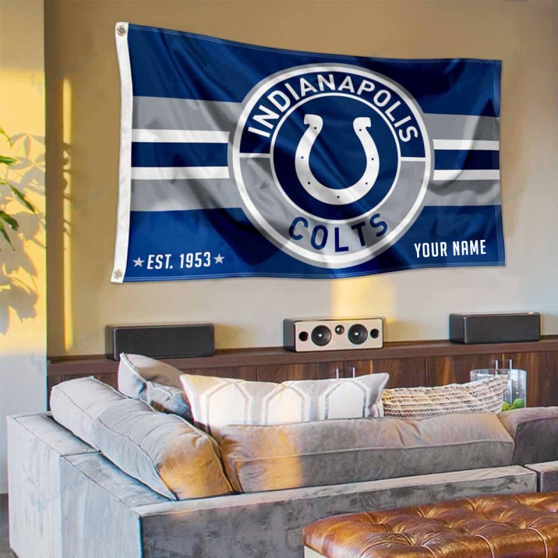 Indianapolis Colts Personalized Flag
