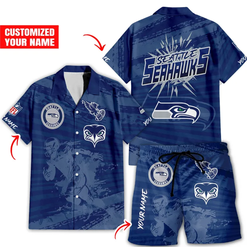 Seattle Seahawks Hawaiian Shirt