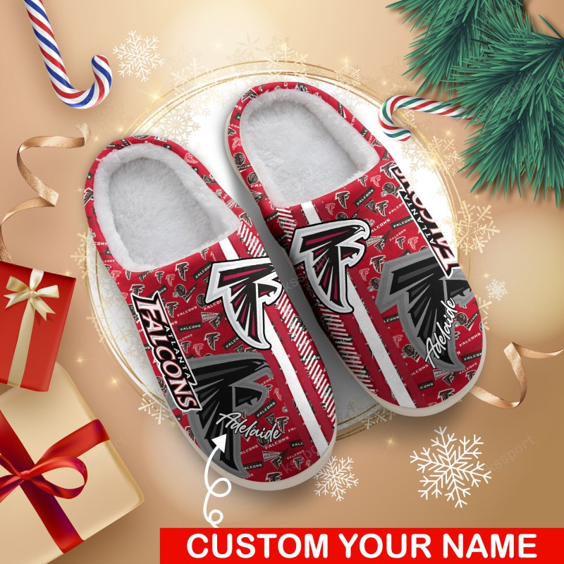 Atlanta Falcons Personalized Slipper Sizing Chart