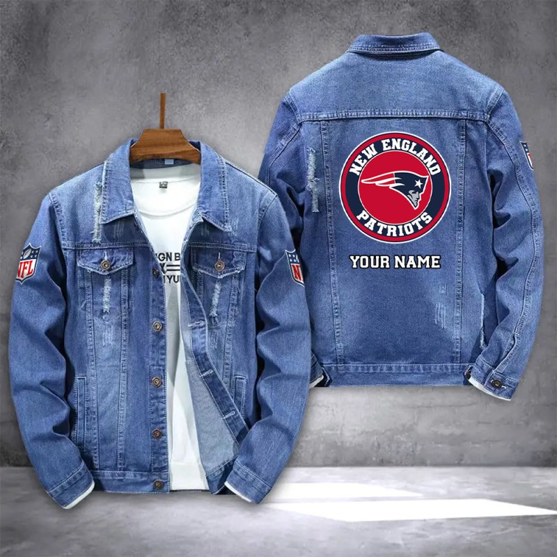New England Patriots Denim Jacket