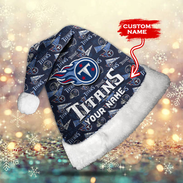 Tennessee Titans Personalized Christmas Hat