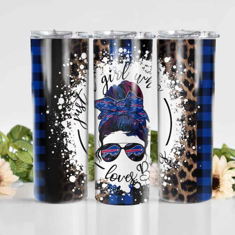 Buffalo Bills Glitter Tumbler