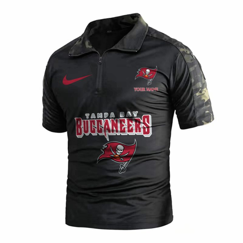 Tampa Bay Buccaneers Camo Army Polo Shirt