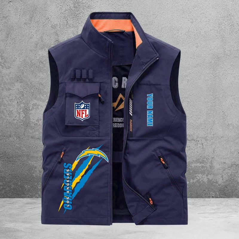 Los Angeles Chargers Multi-Pockets Vest Image 2