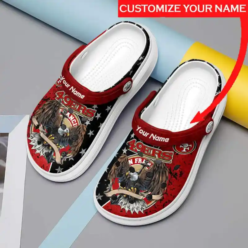 San Francisco 49ers Personalized Clogs