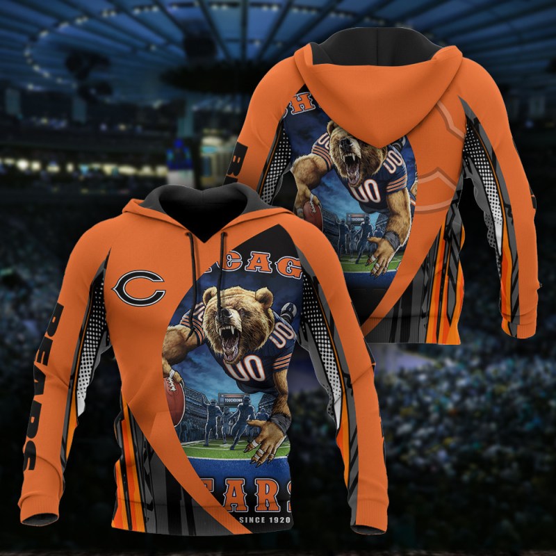 Chicago Bears Hoodie Front