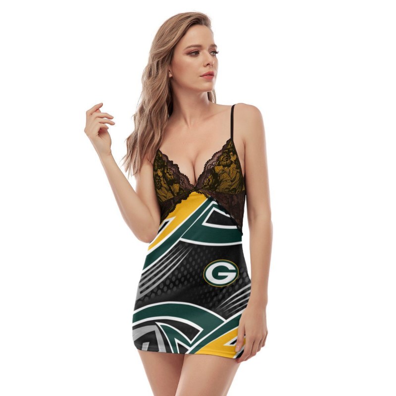 Comfortable Green Bay Packers Slip Dress